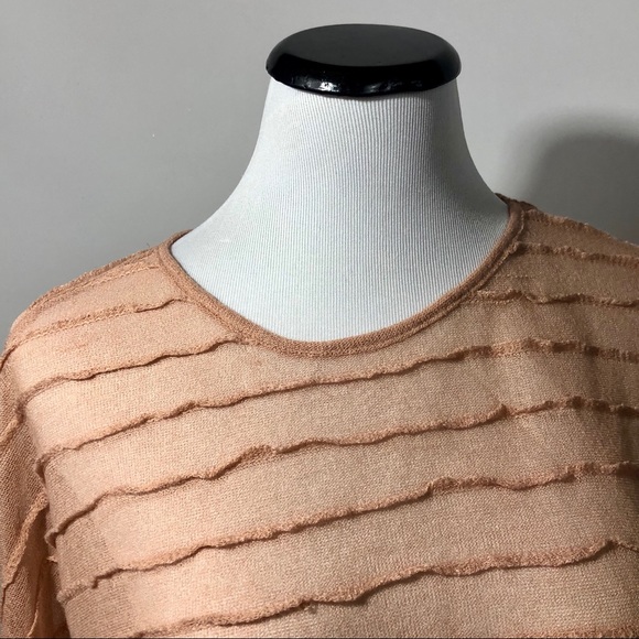 XXI | Shabby Pink sheer long sleeve crop top - Picture 5 of 8